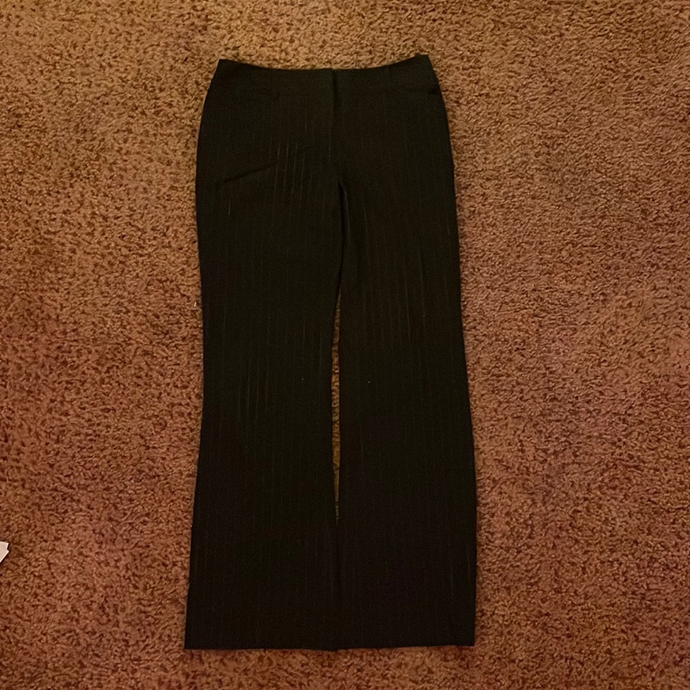 Formal black pants (thin Silver stripes)